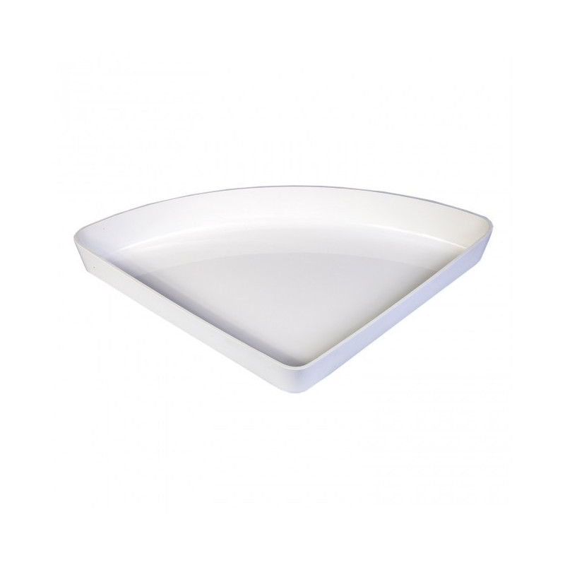 Bandeja 1/4 de Redonda Blanca